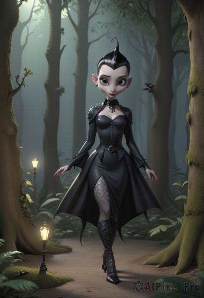 A charming outdoors featuring a female