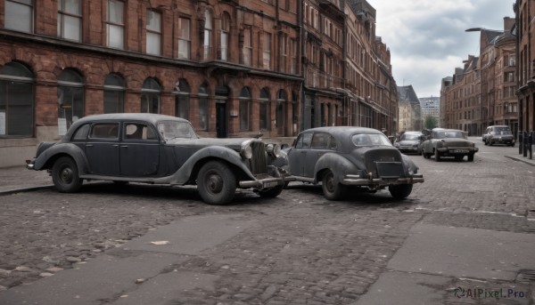 A peaceful image of a motor vehicle in day