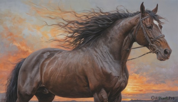 A charming sunset outdoors featuring a male
