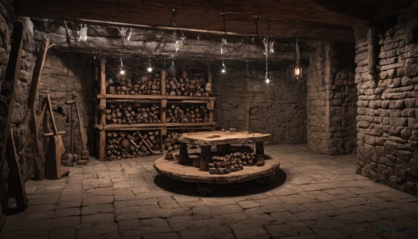 A inspiring view of a indoors in scenery