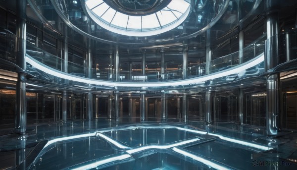 A serene rainy scenery featuring a indoors
