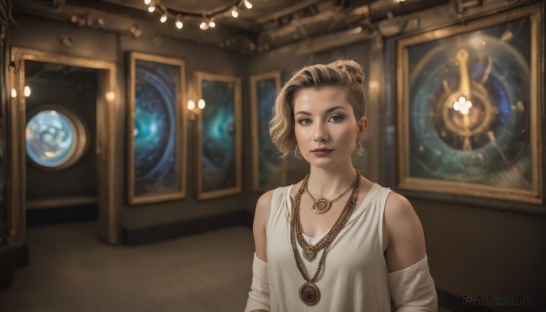 The elegance of a female in a tranquil dynamic scene