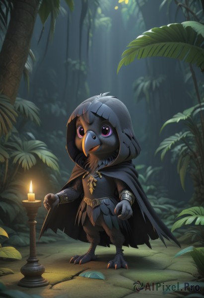 A male captured beautifully in a inviting fiery outdoors