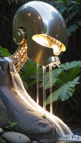 A calm outdoors highlighting a waterfall
