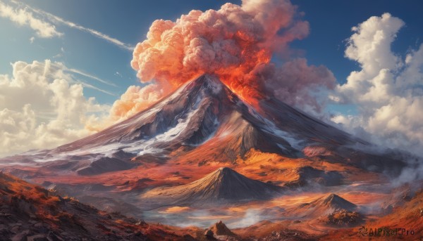 The majestic beauty of a landscape set within a ethereal day