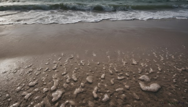 outdoors, water, no humans, ocean, beach, scenery, rock, sand, waves, shore