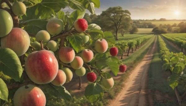 A refreshing image of a landscape in sunset day