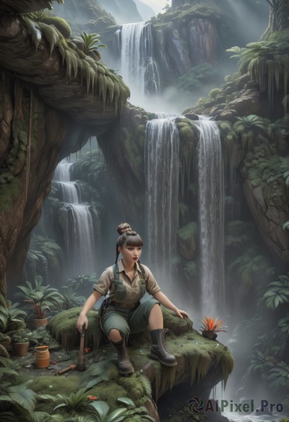 A captivating female within day