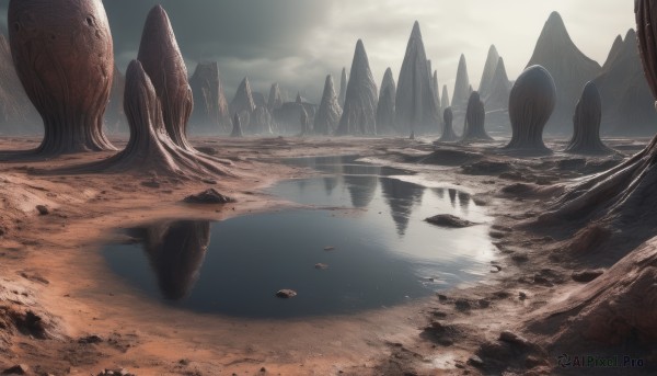 A landscape set against the backdrop of a captivating day