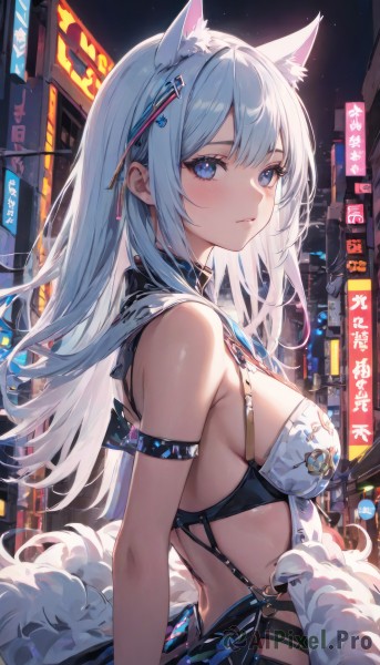A stunning portrayal of a female in a calm outdoors