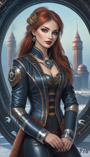 A magnificent female within dynamic scene