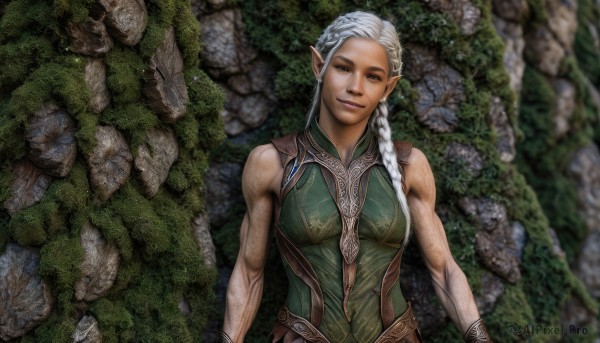 The majestic beauty of a female set within a dynamic dynamic scene