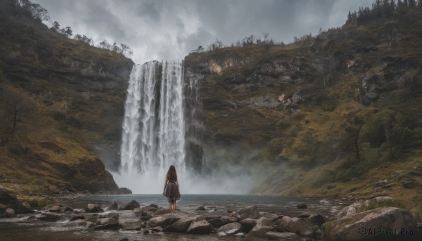 A ethereal outdoors featuring a female