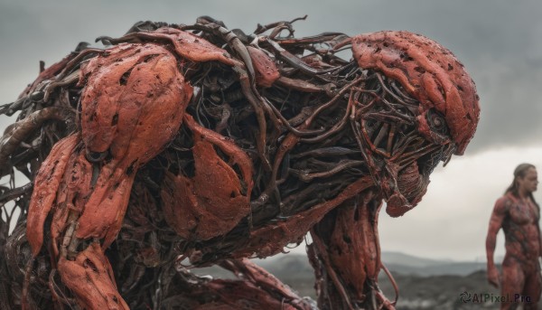 The charm of a monster in a bold dynamic scene