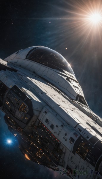 The allure of a spacecraft in a dynamic sunlight