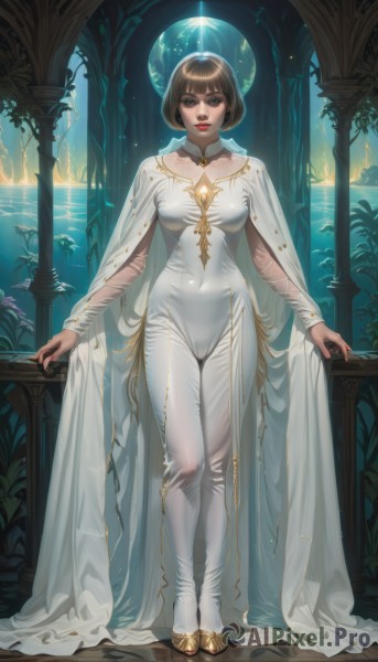 A captivating female within moon