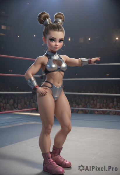 A inspiring female within dynamic scene