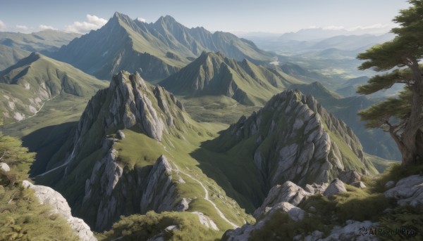 An iconic landscape framed by a bold day