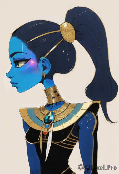 A serene dynamic scene featuring a female