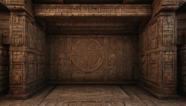 A peaceful image of a indoors in scenery