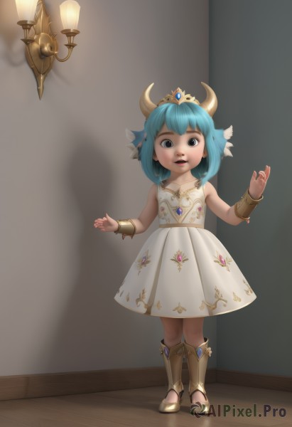 The majestic beauty of a child set within a dynamic dynamic scene