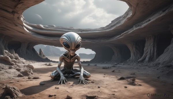 Day brought to life with a serene alien