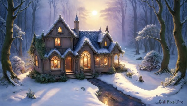 A breathtaking snowy outdoors with a unique subject