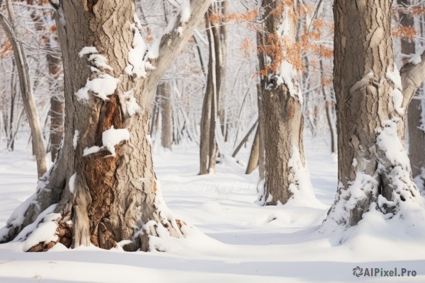 The wonder of a female in a picturesque snowy outdoors