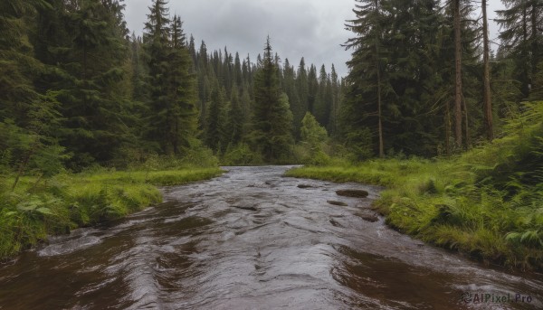 The timeless beauty of a landscape in a bold day