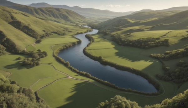 A majestic day featuring a landscape