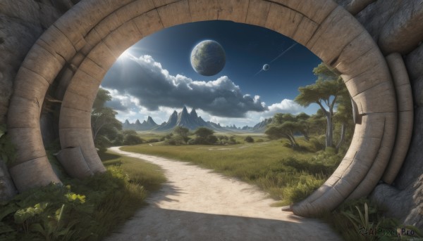 A landscape in the heart of a peaceful day