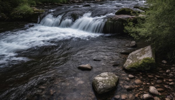 outdoors,day,water,tree,no humans,grass,nature,scenery,forest,rock,river,waterfall,stream,moss,stone