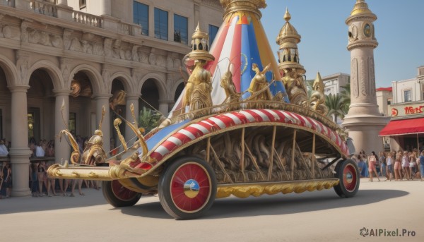 A striking day featuring the elegance of a motor vehicle