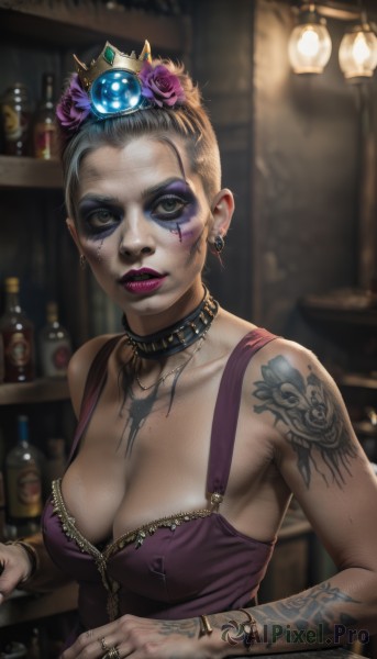 A stunning portrayal of a female in a breathtaking dynamic scene