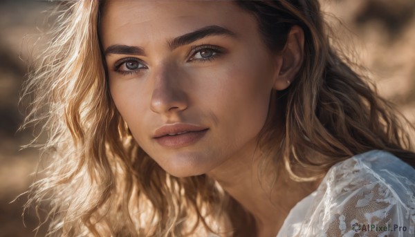 A glimpse of a female in a ethereal sunlight