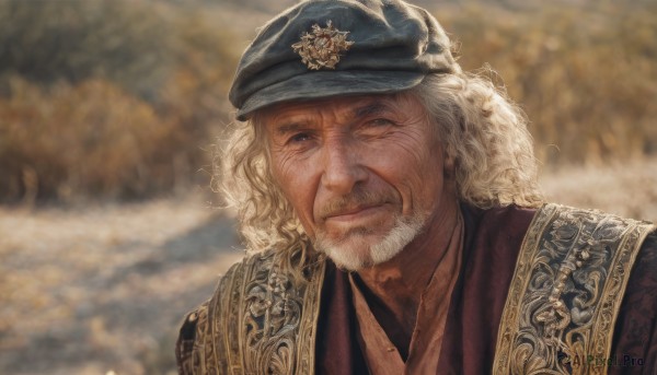 A peaceful image of a male in day