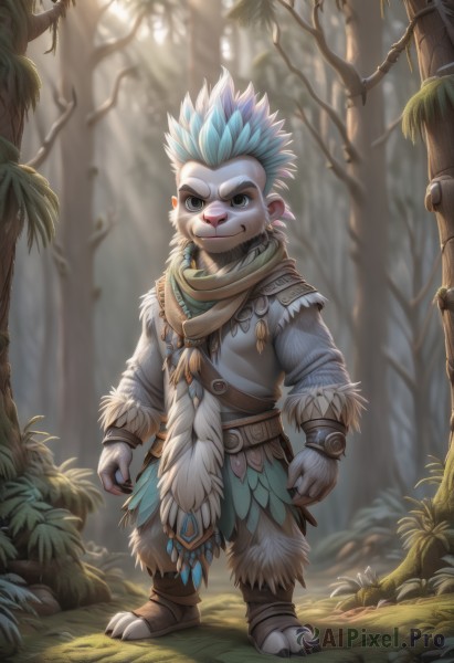 A serene outdoors featuring a male