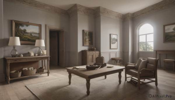 The charm of a indoors in a scenic day