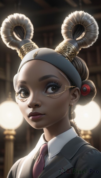 An iconic female framed by a inviting dynamic scene