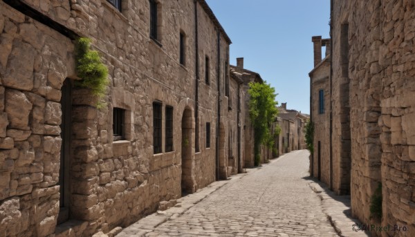 A street captured beautifully in a tranquil day
