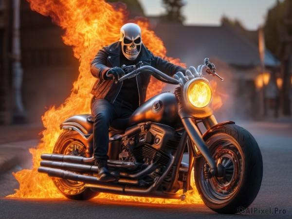 A striking fiery outdoors featuring the elegance of a male