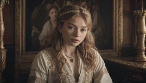 The allure of a female in a inviting dynamic scene