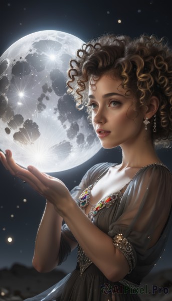 The elegance of a female in a ethereal outdoors