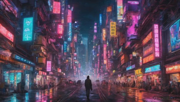 A street captured in a tranquil outdoors