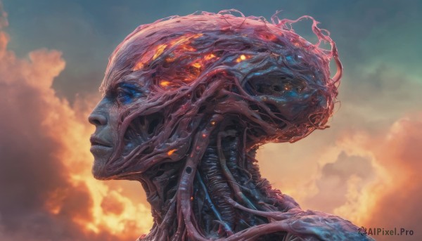 A breathtaking outdoors featuring a alien
