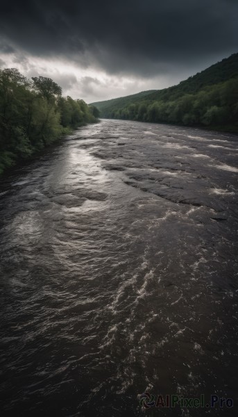 A glimpse of a landscape in a ethereal day
