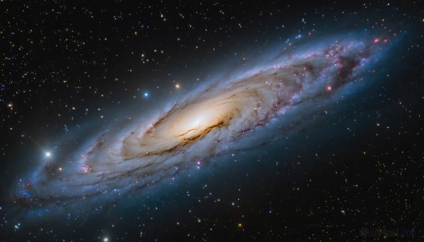 A galaxy in a breathtaking outdoors