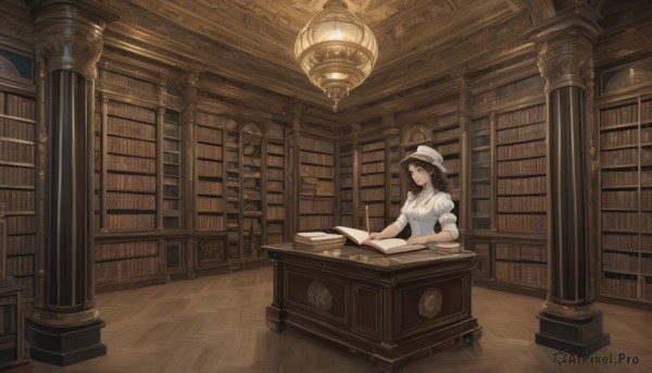 The allure of a female in a inviting scenery