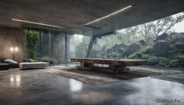 A glimpse of a boat in a ethereal rainy day