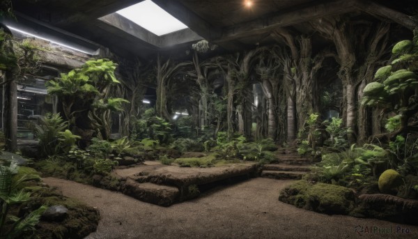 A indoors in a picturesque day